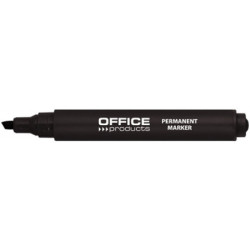 Marker permanentny Office Products 1-5mm ścięty czarny