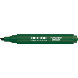 Marker permanentny Office Products 1-5mm ścięty zielony