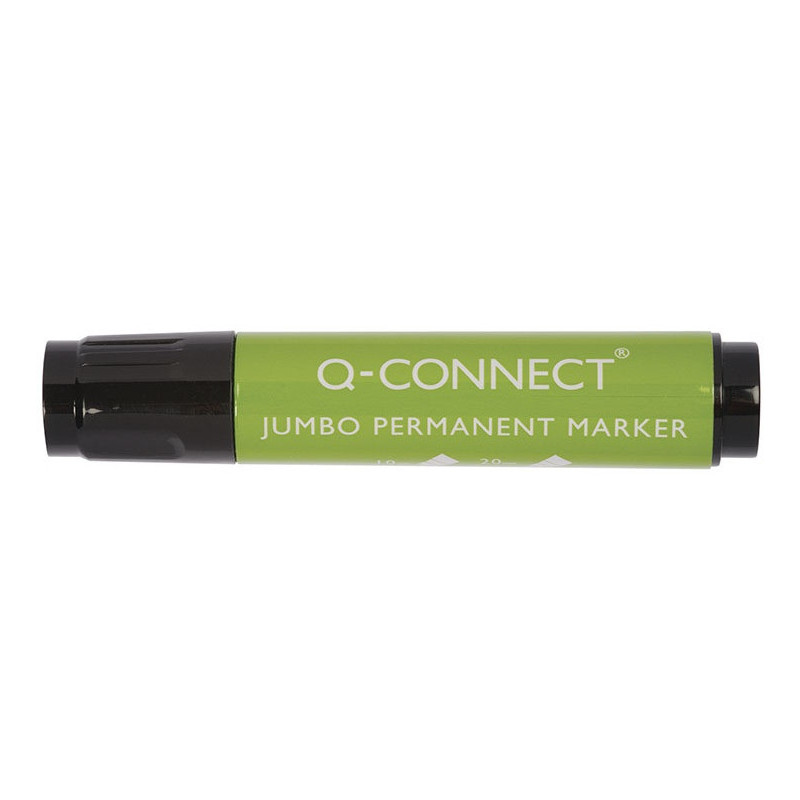 Marker permanentny Q-Connect Jumbo 2-20mm ścięty czarny