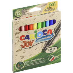 Flamastry Carioca Joy EcoFamily 12 kolorów