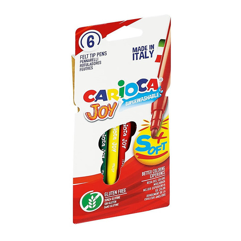 Flamastry Carioca Joy 6 kolorów