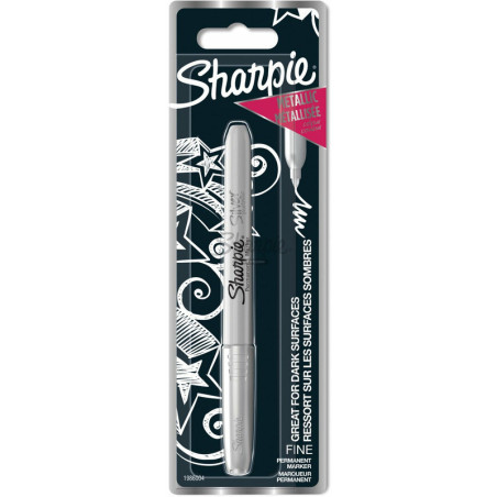 Marker premanentny Sharpe Metallic Silver srebrny