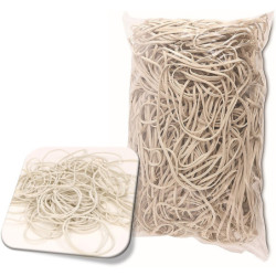 Gumki recepturki Office Products 1kg śr.130mm białe