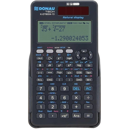 Kalkulator naukowy Donau Tech K-DT6004-13 grafitowy