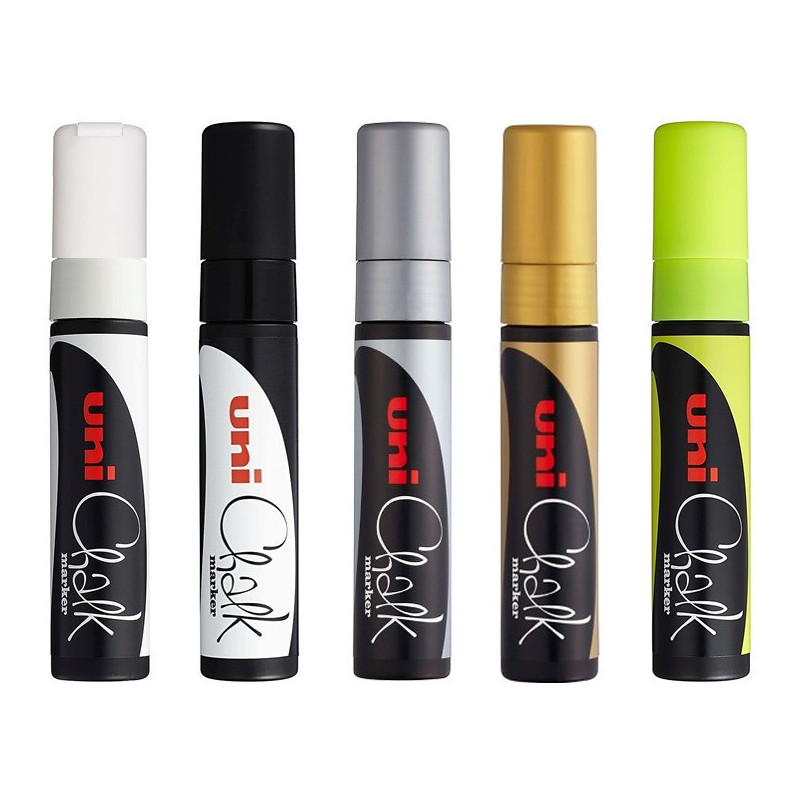 Marker kredowy Uni PWE-17K czarny