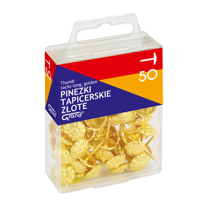 PINEZKI TAPICERSKIE ZŁOTE (50)