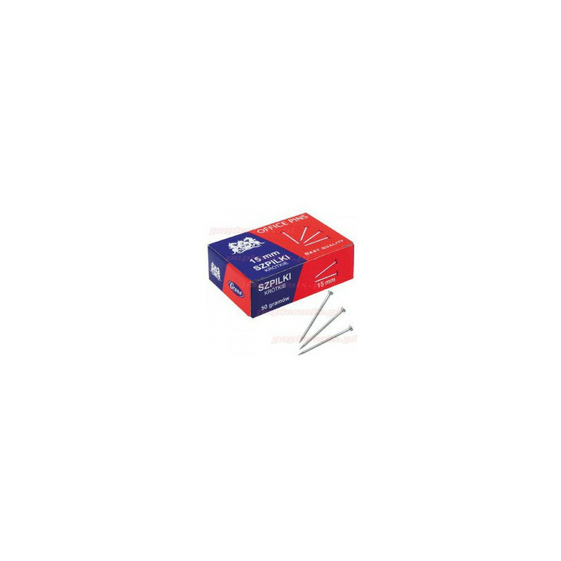 SZPILKI STALOWE 15mm 50g