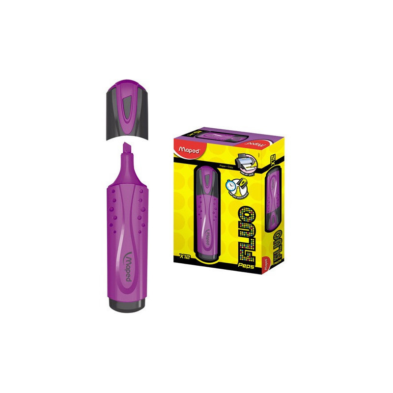 ZAKREŚLACZ MAPED FLUO PEPS FIOLETOWY