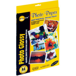 PAPIER FOTO YELLOW ONE A4 130g BŁYSK (20)