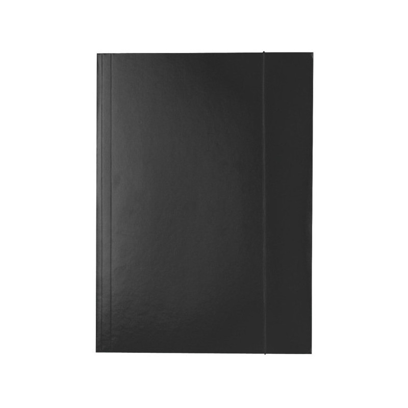 TECZKA KARTONOWA Z GUMKĄ ESSELTE A4/400g CZARNA