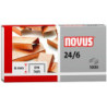 ZSZYWKI NOVUS 24/6 MIEDZIOWANE (1000)