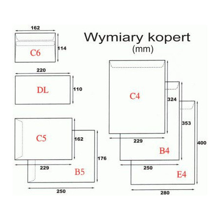 KOPERTA B4 HK BRĄZOWA (250)