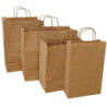 TORBA PAPIEROWA 24x10x36cm BRĄZOWA